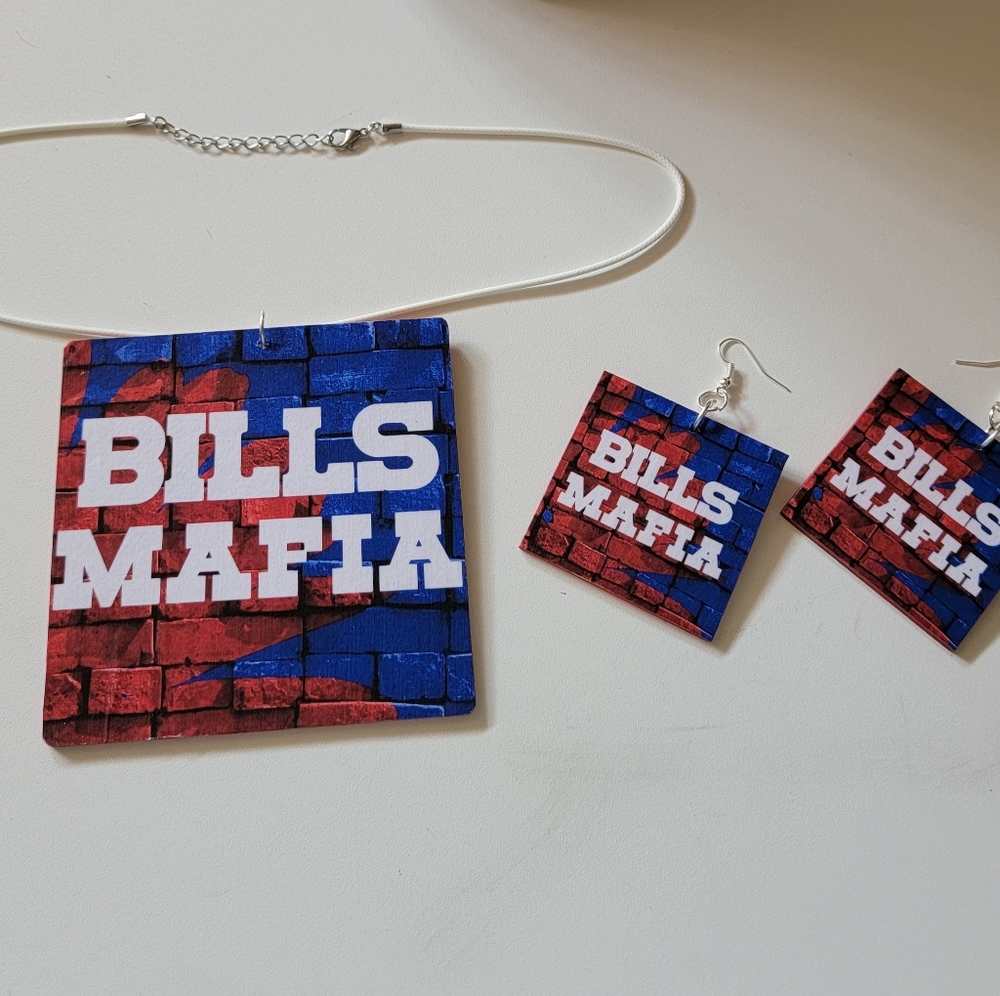 Buffalo bills earrings